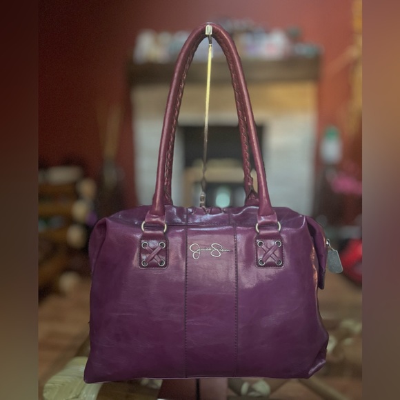 NWT Jessica Simpson Group Smash Hit Tea Rose Shoulder Bag - Picture 6 of 8